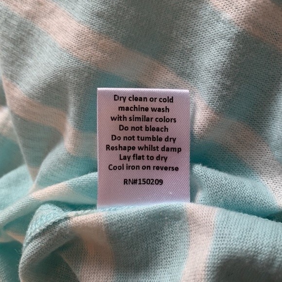 NWOT LA LIGNE | Edie‎ Knit Blue Stripe Dress XS - Picture 7 of 7